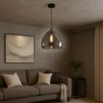 VivaluxVIV004999Полилей CARUSO SSP750 1хЕ27 опушено стъкло