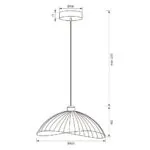 VivaluxVIV005017Полилей HOLGER SSP768 1хЕ27 декоративна решетка черен