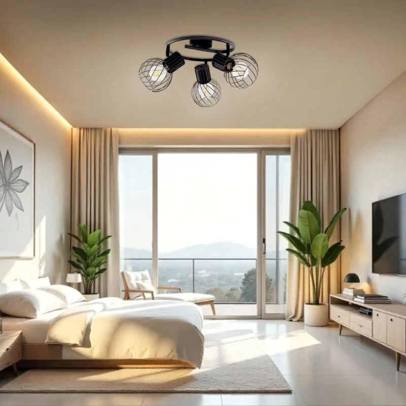 VivaluxVIV005032Спираловиден спот MAYA SP779 3xE14 черен