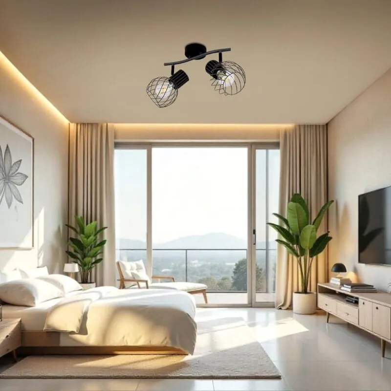 VivaluxVIV005031Линеен спот MAYA SP778 2xE14 черен