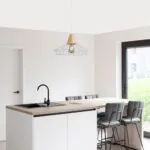 Vivalux VIV005099 Полилей AVA SSP799 1xE27 метал с дърво бял