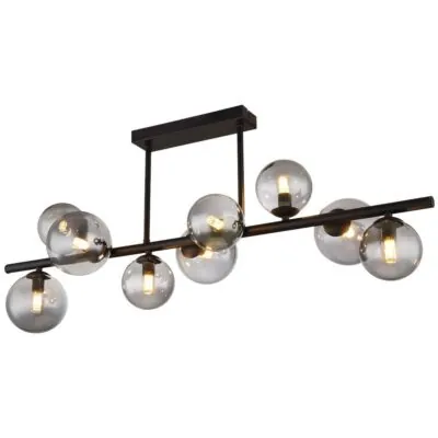 Vivalux VIV005043 Полилей GALILEO SSP781 9хG9 опушени стъкла