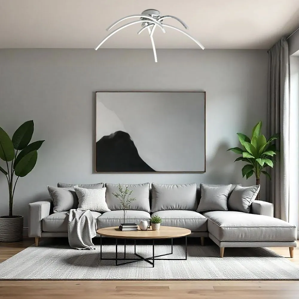 Vivalux VIV005161 LED плафон LOREIN LED 36W хром CCT-switch 3000-4000-6400K