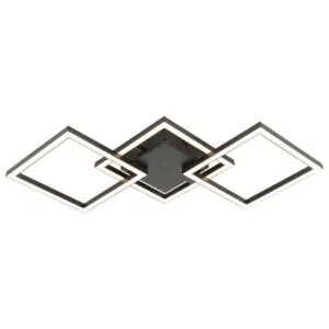 Vivalux VIV005036 LED плафон SONOMA LED SQ3 24W черен 4000K