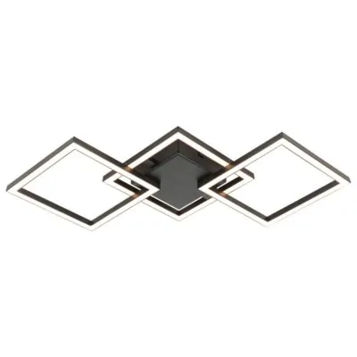 Vivalux VIV005036 LED плафон SONOMA LED SQ3 24W черен 4000K