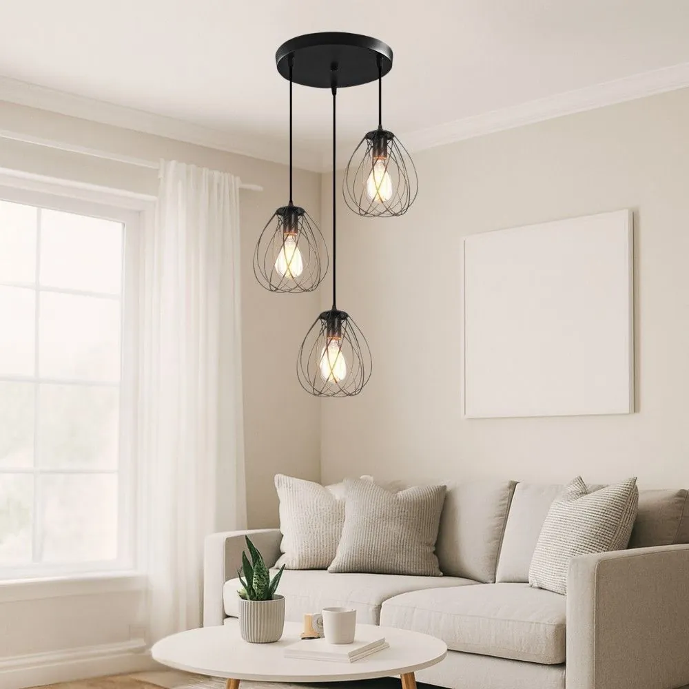 VivaluxVIV005010Полилей ALBA SSP761 3хЕ27 декоративна решетка черен