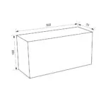 Vivalux VIV005149 Фасаден LED аплик DUBLIN 8W бял 4000K IP65