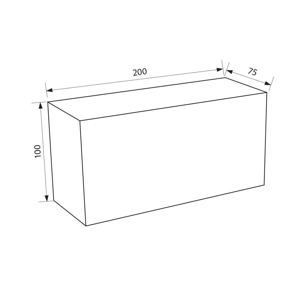 Vivalux VIV005150 Фасаден LED аплик DUBLIN 8W бял/черен 4000K IP65