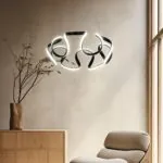 VivaluxVIV005166LED полилей MEANDRA-P LED 54W черен CCT-switch 3000-4000-6000K