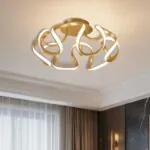 VivaluxVIV005169LED плафон MEANDRA-C LED 54W злато CCT-switch 3000-4000-6000K