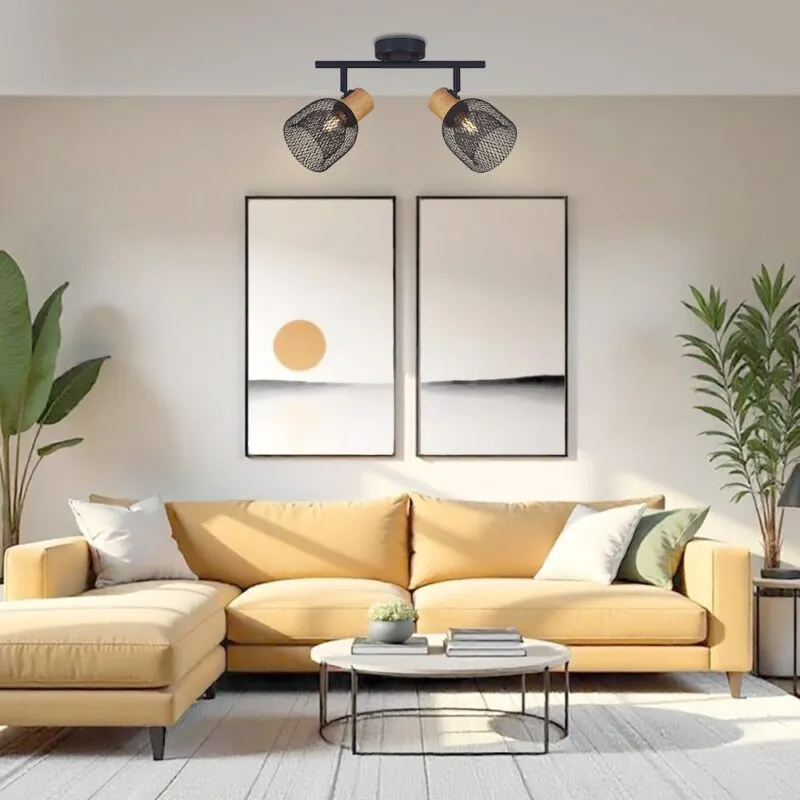 Vivalux VIV005086 Спот BRIA SP792 2xE27 мрежа черен