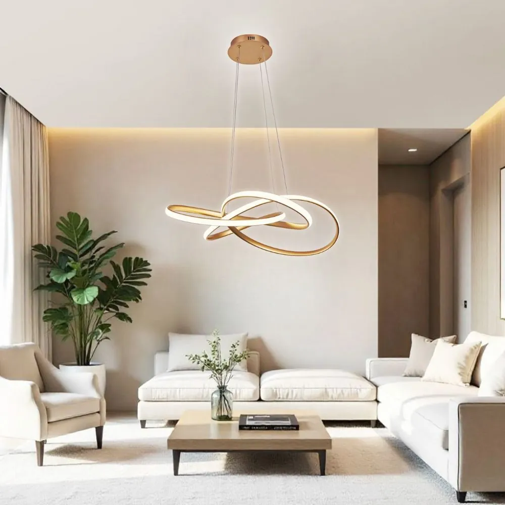 VivaluxVIV005174LED полилей MAREA LED 60W злато CCT-switch 3000-4000-6000K