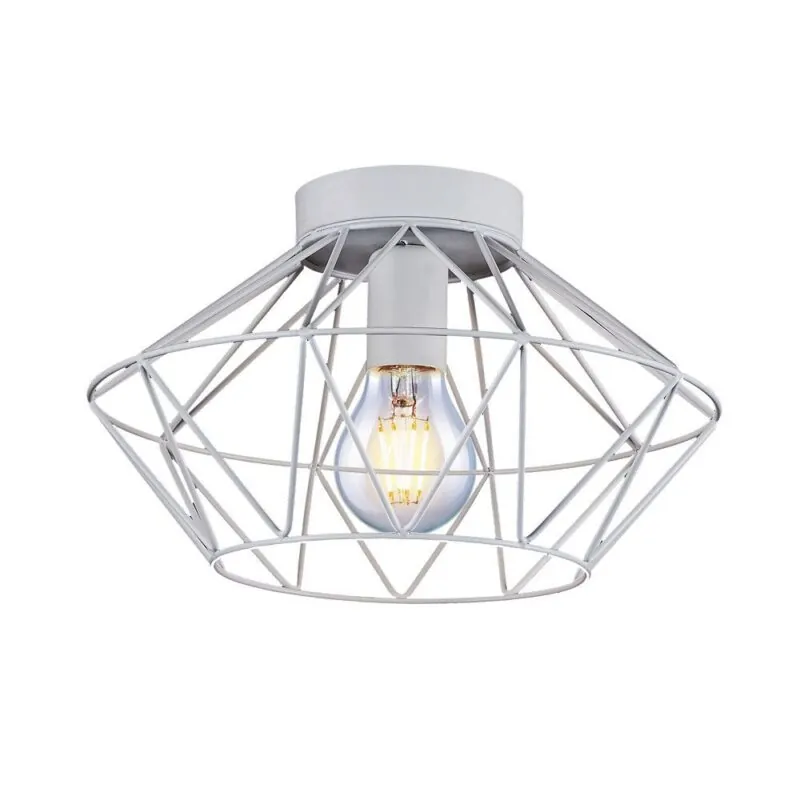 Vivalux VIV005097 Плафон FRODO CL798 1xE27 метал бял