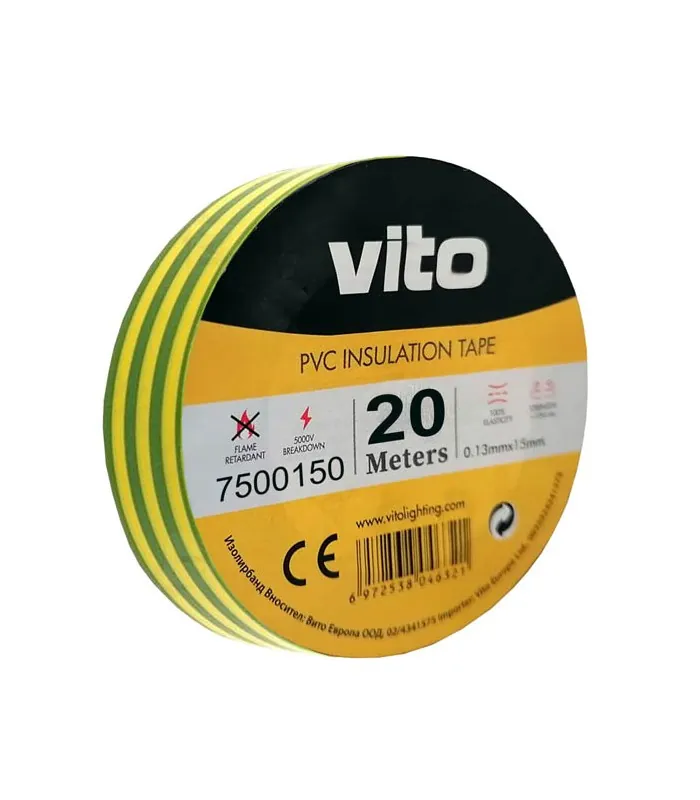 insulation-tape-with-adhesive-20m-yellow-green-fire-retardant-7500150-vito.jpg Vito 7500150 ИЗОЛИРБАНД 20m YELLOW/GREEN НЕ ПОДДЪРЖА ГОРЕНЕТО