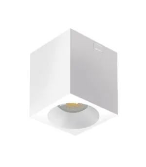 Vito 2103170 LED CEILING SPOT CUBIX-F 7W 3xCCT (3000K/4200K/6500K) 840Lm 60°-FIXED IP20 9*9*10CM WHITE