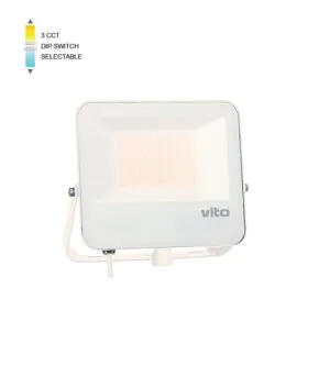 Vito 3023025 LED FLOODLIGHT DANUBE 100W SMD 3CCT IP66 WHT