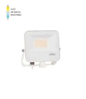Vito 3023005 LED FLOODLIGHT DANUBE 30W SMD 3CCT IP66 WHT