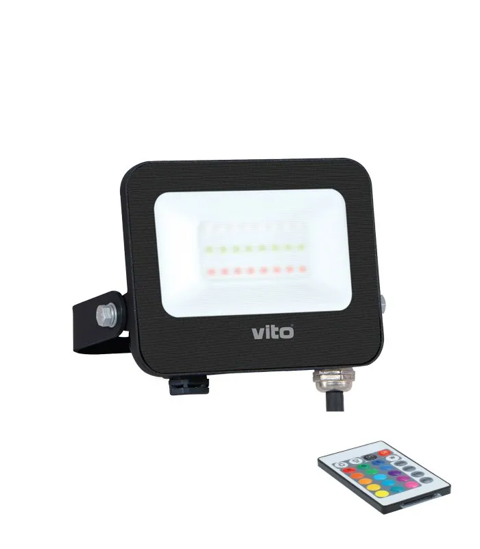 led-floodlight-sava-20w-rgbw-2000lm-ip65-ik08-3022565-vito.jpg Vito 3022565 LED FLOODLIGHT SAVA 20W RGBW 2000Lm IP65 IK