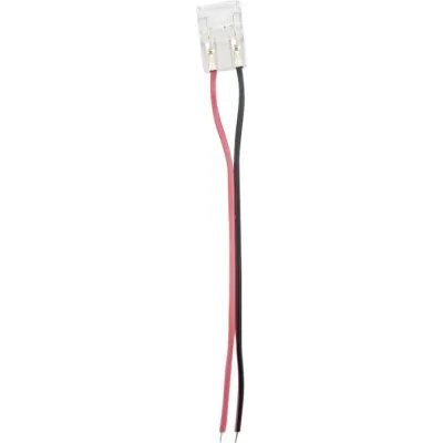 Vito 5520310 LED STRIP CONNECTOR 8MM-SINGLE WITH CABLE 20PCS-BAG TRANSPARENT