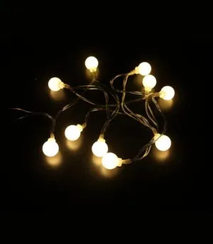 Vito 5620660 CHRISTMAS LIGHTING NATALE-12 BULB 10LED 2700K 1M 2xAA IP20 TRANSPARENT