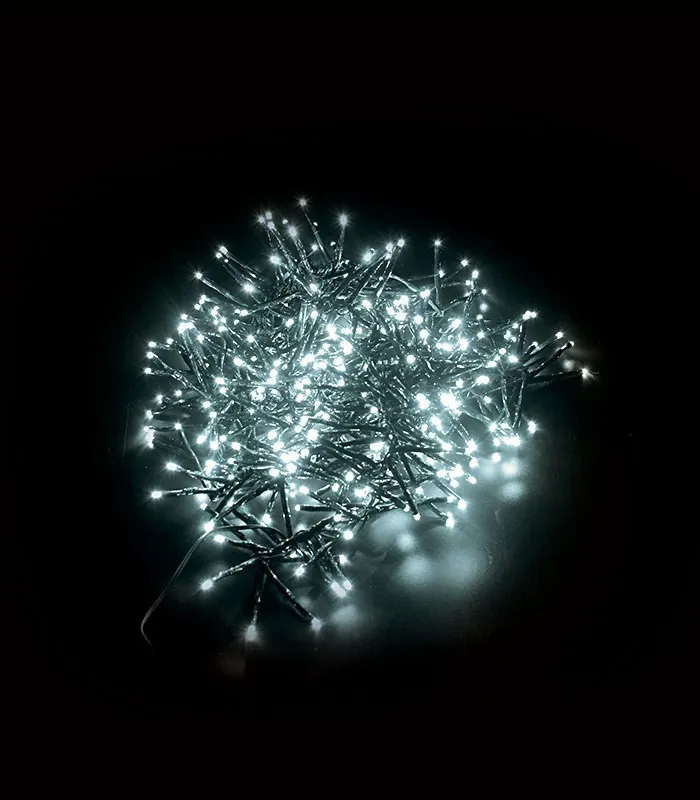 Vito 5620620 CHRISTMAS LIGHTING NATALE-9 CLUSTER 384LED 6400K 2.4M 36V IP44 GREEN