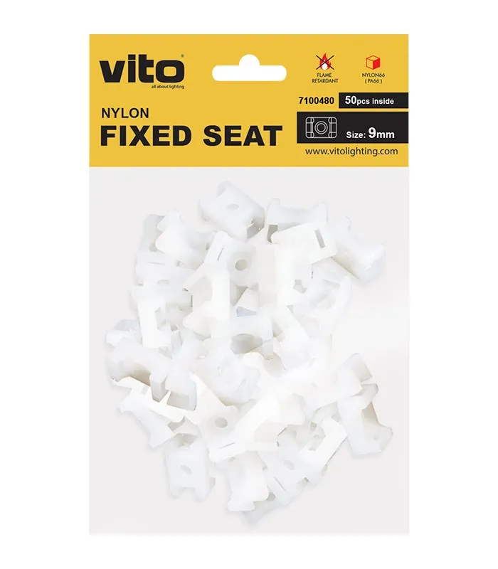 plastic-fixed-seat-9mm-white-50-pcs-in-bag-7100480-vito.jpg Vito 7100480 ОСНОВИ ЗА КАБЕЛНИ ПРЕВРЪЗКИ 9MM БЯЛ 50 БР В ОПАКОВКА