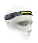 Vito 5000540 RECHARGEABLE HEAD LIGHT FLASH-7 3W/1W 6000K 300Lm/100Lm HANDMOTION-SENSOR TYPE-C BLACK