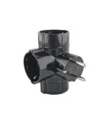 Vito 8002541 TRIPPLE SOCKET TRIPLO 16A 3680W BLACK EARTH-LINE SHUTTER