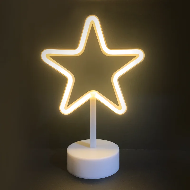 ACA Lighting X04001310 STAR – 39 неонови LED бат. (3×AA) USB топла светлина IP20 19×10×28.5см