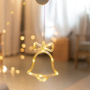 ACA Lighting X04151107 Прозорец – пластмасова камбанка 10 топли LED бат. (3×AAA) IP20 16×20.5см