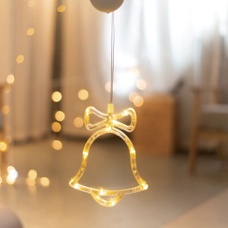 ACA Lighting X04151107 Прозорец – пластмасова камбанка 10 топли LED бат. (3×AAA) IP20 16×20.5см