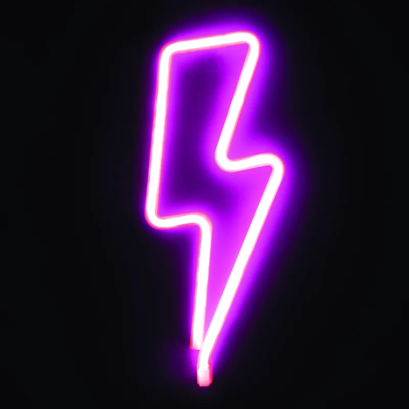 ACA Lighting X04987318 FLASH – 98 неонови LED бат. 3×AA   USB розов IP20 34×2×13см