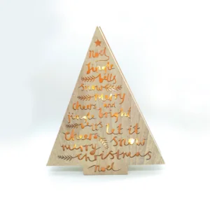 ACA Lighting X061011213 Дървено дърво – 10 мини топли LED бат. (3×AA) IP20 34.5×5×40см