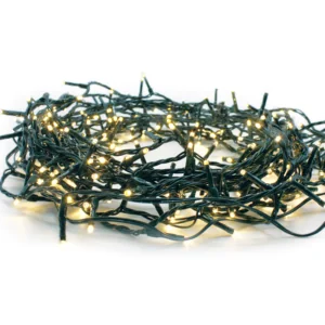 ACA Lighting X0650134 50 LED гирлянд батерии 3×AA студена светлина таймер 6 18 и 8 функции IP44 490 + 30см зелен кабел