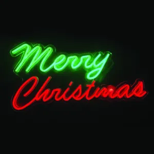 ACA Lighting X082714519 MERRY CHRISTMAS – 271 LED SMD лента зелено червено постоянно IP44 50×25см 5м кабел