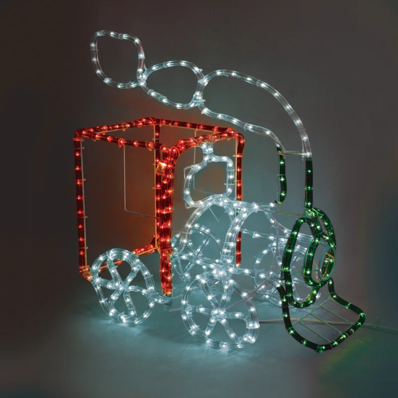 x082883217.png ACA Lighting X082883217 Локомотив – 288 LED 12м лента мултиколор стеди IP44 50×21×41см 1.5м кабел