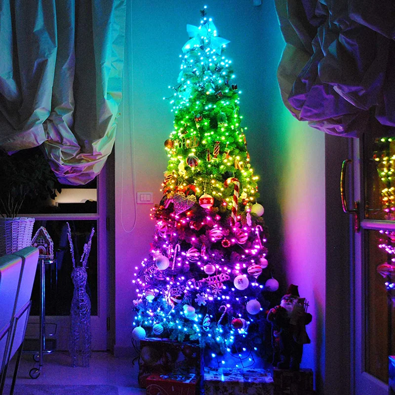 ACA Lighting X084003113 400 RGBсмарт октопод светлини – 200см дистанционно + приложение свързваемо до 3 комплекта IP44 5м кабел