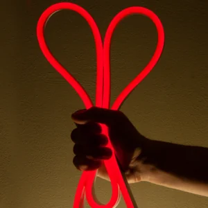 ACA Lighting X08544411 LED неон 100 LEDм – червено едностранно 50м IP44 1.5м кабел + 3 комплекта конектори и капачки