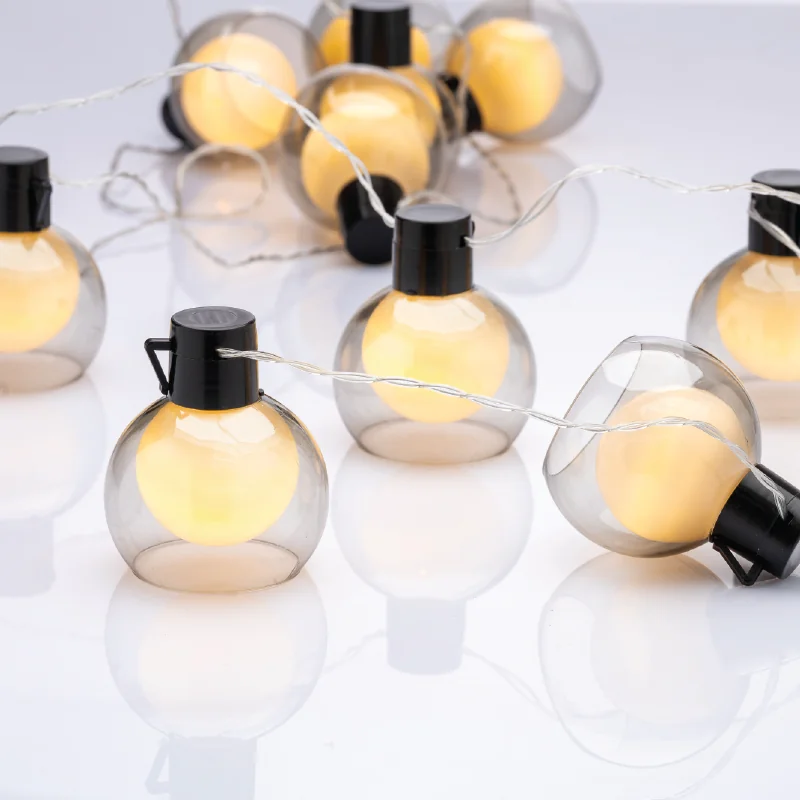 ACA Lighting X09101320 11 соларни LED – гирлянд топла светлина панел IP20 1.35м + 50см кабел