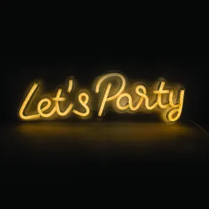 ACA Lighting X131251716 LET’S PARTY – 125 неонови LED USB 2м топло бяло IP20 41×1.6×13.5см