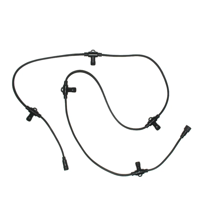 ACA Lighting XCONR5OUT Кабелен конектор за 2-жилна маркуч-лайт декорация (1 към 5) IP44 2.5 м