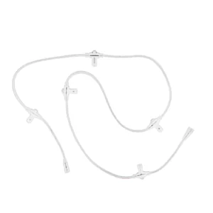 ACA Lighting XCONR5OUTW Кабелен конектор за 2-жилна маркуч-лайт декорация (1 към 5) IP44 2.5 м