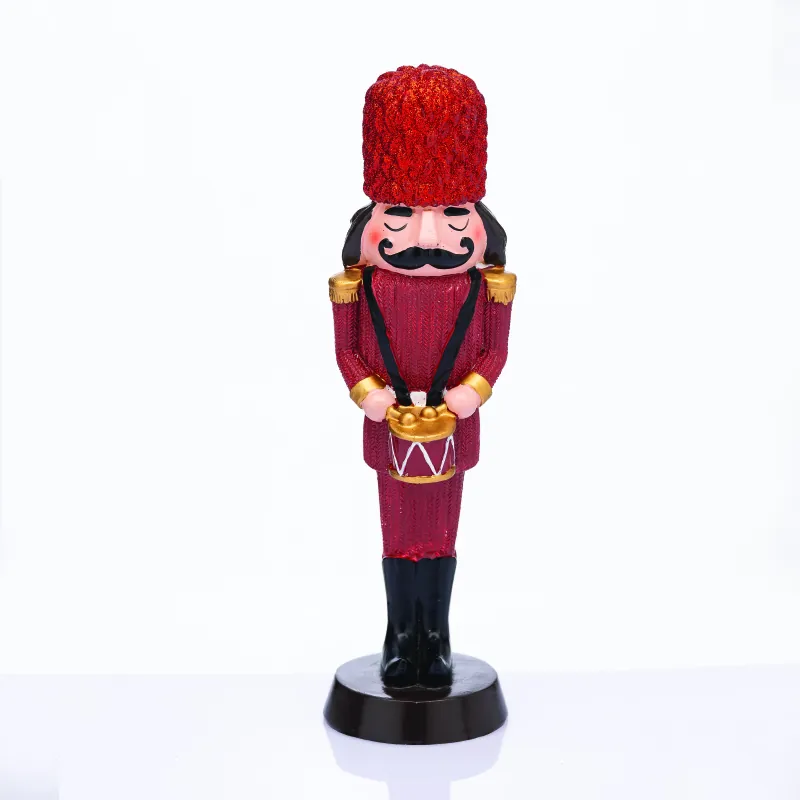 ACA Lighting X1525209 Лешникотрошач войник с тъпан – червен 7×6.5×23см