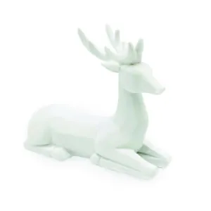 ACA Lighting X156413 Декоративен елен отсмола бял 15см