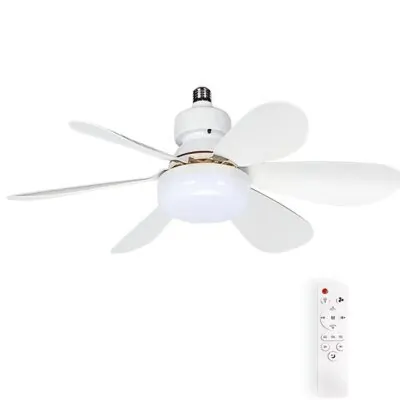 Vito 2027720 ТАВАНЕН ВЕНТИЛАТОР С LED ЛАМПА FANLUX-A6 15W 3xCCT (3000K/4500K/6500K) 1275Lm 52CM БЯЛ ДИСТАНЦИОННО УПР. ДИМИРАНЕ
