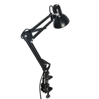 Vito 5301660 HOME&OFFICE DESK LAMP PIXXAR E27 BLACK METAL BASE+CLAMP WITHOUT BULB