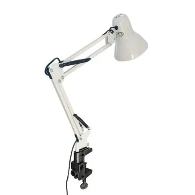 Vito 5301670 HOME&OFFICE DESK LAMP PIXXAR E27 WHITE METAL BASE+CLAMP WITHOUT BULB