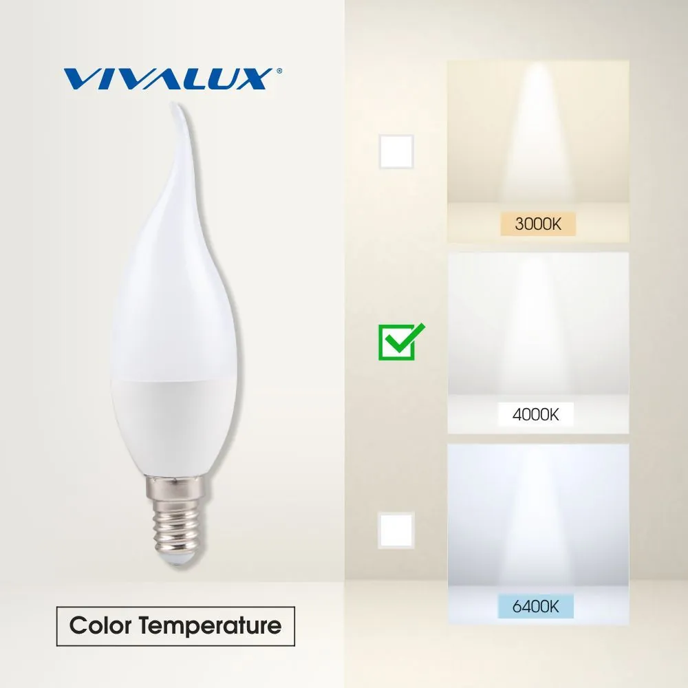 Vivalux VIV005115 LED лампа CAMEO LED 5W 470lm E14 4000K