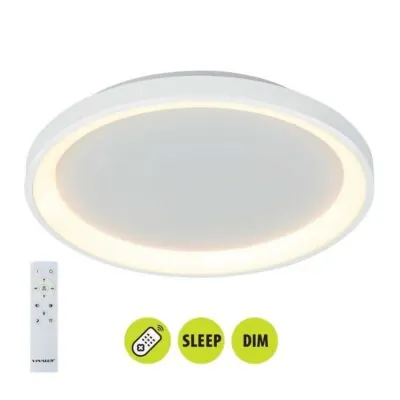 Vivalux VIV005253 Мултифункционална LED плафониера с дистанционно ALEXA-C LED 80W CCT 3000-6000K
