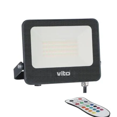 Vito 3022615 LED ПРОЖЕКТОР SAVA 50W RGBW 5000Lm IP65 IK
